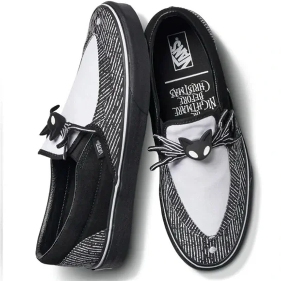Jack Skellington Limited Edition Slip Ons - Picture 1 of 12